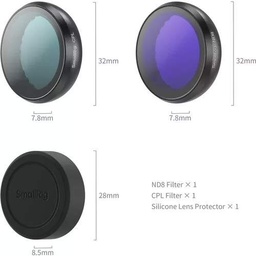 SmallRig 5862 Filter Kit for Insta360 GO Ultra