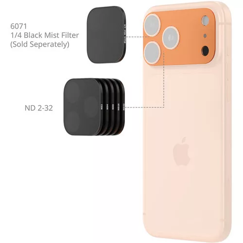 SmallRig 6072 Square ND & Black Mist Filter Kit for iPhone 17 Pro (Orange)