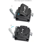 SmallRig 5366 Manfrotto-Type Mount Plate Kit with 15mm Dual Rod Clamp