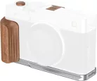 SmallRig 5984 L-Shaped Mount Plate with Wooden Handle for FUJIFILM X-E5 (Rosewood, Silver)