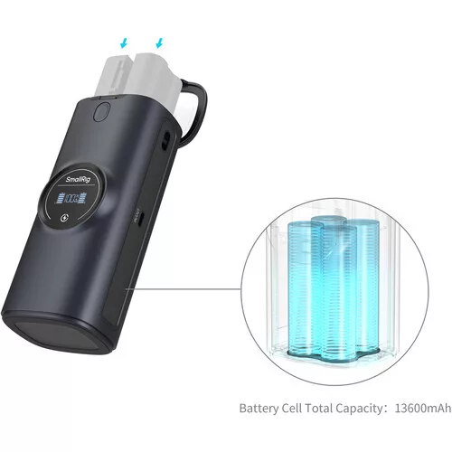 SmallRig 5110 Power Bank Charger Case Kit for Nikon EN-EL15c Camera Batteries