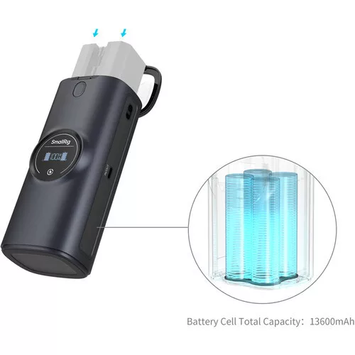 SmallRig 5109 Power Bank Charger Case Kit for Sony NP-FZ100 Camera Batteries