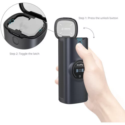 SmallRig 5109 Power Bank Charger Case Kit for Sony NP-FZ100 Camera Batteries