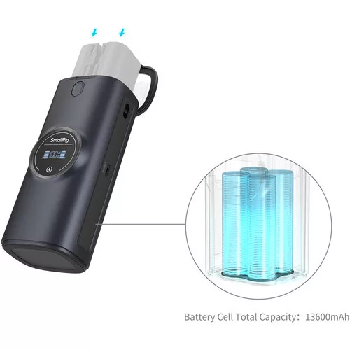 SmallRig 5108 Power Bank Charger Case Kit for Canon LP-E6P / LP-E6NH Camera Batteries