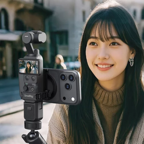 SmallRig 6004 Attachable Support for DJI Osmo Pocket 4 and Mobile Phones