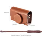 SmallRig 5986 Leather Storage Bag for FUJIFILM X-E5 / X100VI Brown