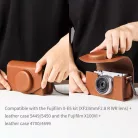 SmallRig 5986 Leather Storage Bag for FUJIFILM X-E5 / X100VI Brown