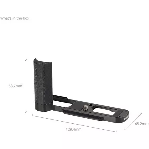 SmallRig 5700 L-Shaped Mount Plate Handle for Panasonic LUMIX L10 Black