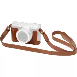   SmallRig 6275 Leather Half Case Kit for Panasonic LUMIX L10 Brown