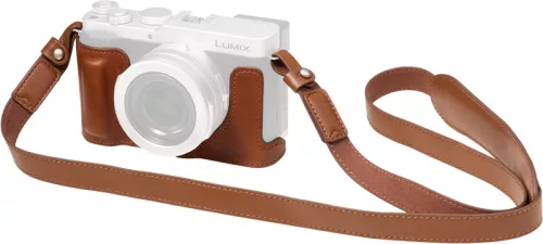 SmallRig 6275 Leather Half Case Kit for Panasonic LUMIX L10 Brown
