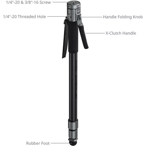 SmallRig 6284 Potato Jet TRIBEX PRO X-Clutch Hydraulic Monopod (Basic Version)
