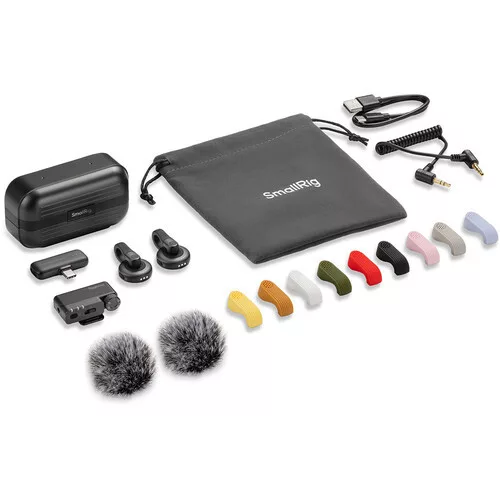 SmallRig 6526 S70 Wireless Microphone with Multi-Device Compatibility Black