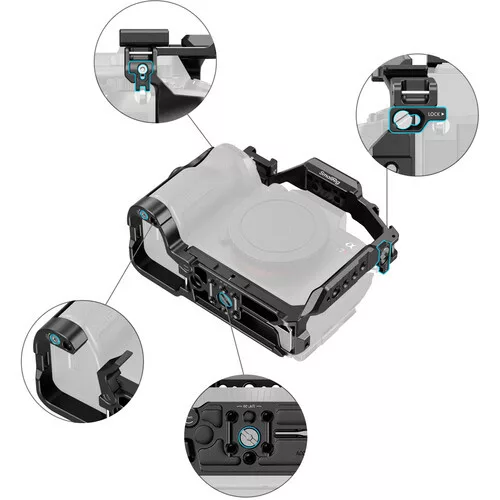 SmallRig 6702 HawkLock Quick Release Cage for Sony Alpha 7R VI