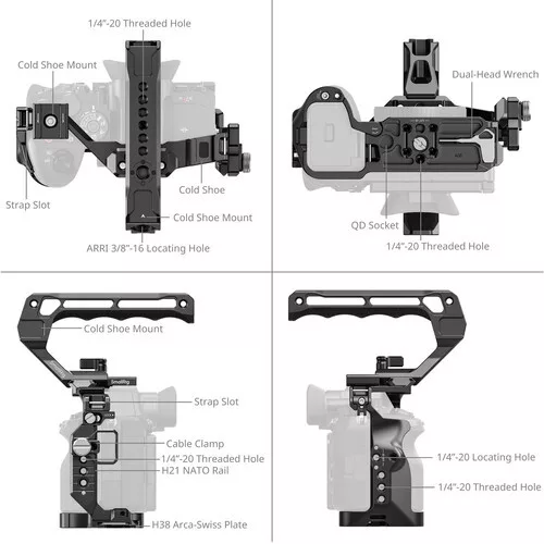 SmallRig 6704 Advanced Cage Kit for Sony Alpha 7R VI