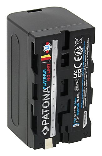 PATONA NP-F750 PLATINUM akkumulátor (USB-C) (7.000mAh) (for Sony) (1376)