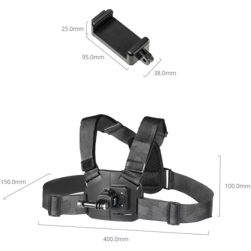SmallRig 6308 Chest Mount for Phones and Action Cameras