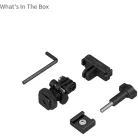 SmallRig 6396 QR Adapter Support with Cold Shoe Mount and Ball Head for DJI Osmo Action 6 / Nano