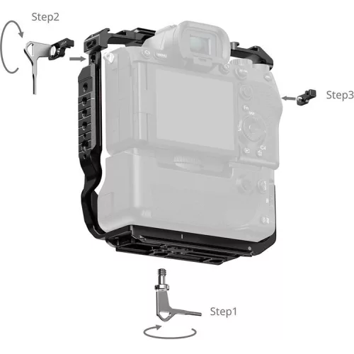 SmallRig 6114 Cage for Sony A 7R V / 7 IV / 7S III / 1 / 7R IV / 7 V with Vertical Grip VG-C4EM