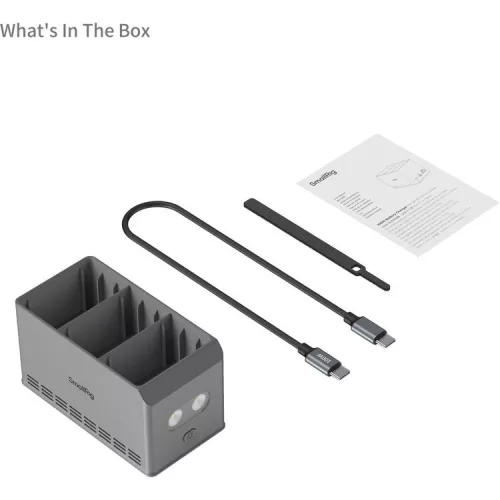 SmallRig 6502 100W Battery Charger for DJI Mini 5 / 4 / 3 Pro