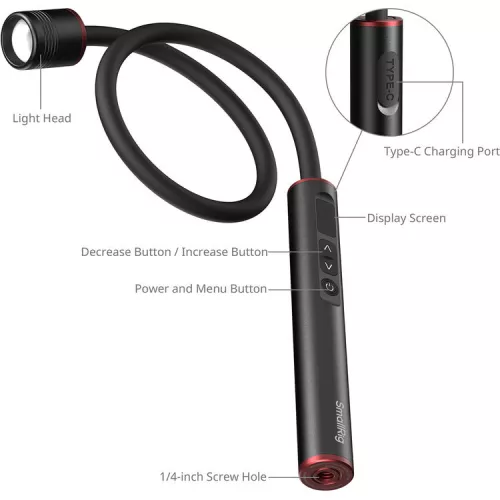 SmallRig 6225 RM 01B Macro Photography LED Light