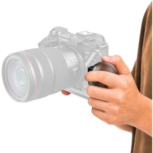 SmallRig 5926 Mini Wooden Side Handle with 1/4''-20 Locating Screw