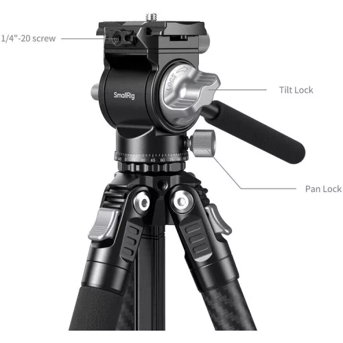 SmallRig 5885 Portable Carbon Fiber Tripod for Action Cameras