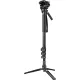 SmallRig 6623 Carbon Fiber Monopod (4 sections) with Videohead	(6623)