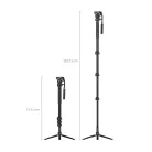 SmallRig 6623 Carbon Fiber Monopod (4 sections) with Videohead	(6623)