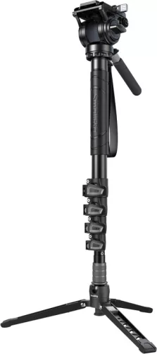 SmallRig 6624 Aluminium Monopod (5 sections) with Videohead (6624)