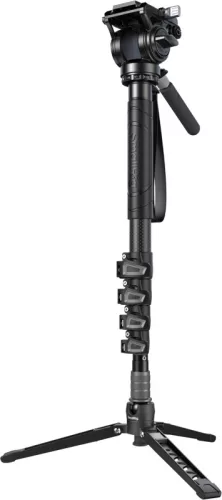 SmallRig 6625 Carbon Fiber Monopod (5 sections) with Videohead	(6625)