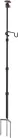 SmallRig 6397 Monopod with Triple Ground Spikes and Panoramic Ball Head with Arca-Swiss Plate