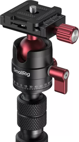 SmallRig 6397 Monopod with Triple Ground Spikes and Panoramic Ball Head with Arca-Swiss Plate