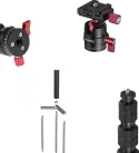 SmallRig 6397 Monopod with Triple Ground Spikes and Panoramic Ball Head with Arca-Swiss Plate