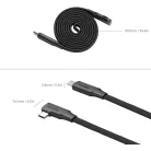 SmallRig 5611 USB-C Self-Coiling Charging Cable (100cm, 60W)