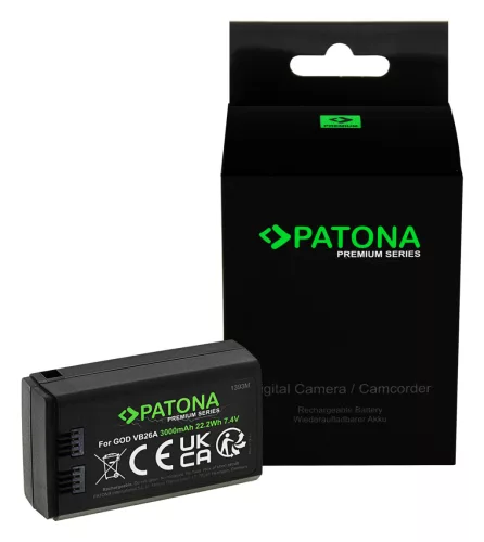 PATONA VB26 PREMIUM akkumulátor (3.000mAh) (for GODOX) (1393)