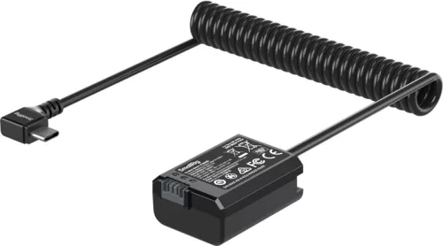 SmallRig 6542 Dummy Battery Power Cable for USB-C for Sony NP-FW50