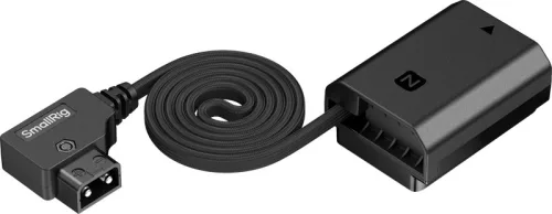 SmallRig 6411 Attachable Self-Coiling Dummy Battery Power Cable D-Tap to NP-FZ100