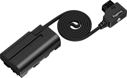 SmallRig 6415 Attachable Self-Coiling Dummy Battery Power Cable D-Tap to NP-F550