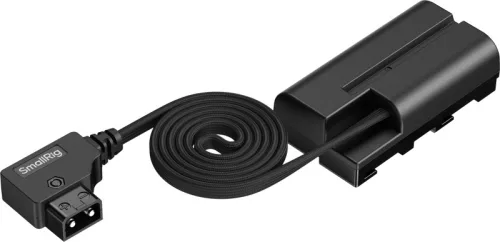 SmallRig 6415 Attachable Self-Coiling Dummy Battery Power Cable D-Tap to NP-F550