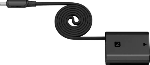 SmallRig 6412 Attachable Self-Coiling Dummy Battery Power Cable USB-C for NP-FZ100