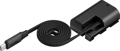 SmallRig 6414 Attachable Self-Coiling Dummy Battery Power Cable USB-C for LP-E6P