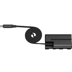   SmallRig 6416 Attachable Self-Coiling Dummy Battery Power Cable USB-C for NP-F550
