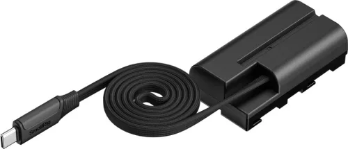 SmallRig 6416 Attachable Self-Coiling Dummy Battery Power Cable USB-C for NP-F550