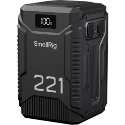   SmallRig 5865 T221 Triple-Proof (1.8m Drop-Resistant, IP54 Waterproof / Dustproof) V-Mount Battery