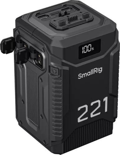 SmallRig 5865 T221 Triple-Proof (1.8m Drop-Resistant, IP54 Waterproof / Dustproof) V-Mount Battery