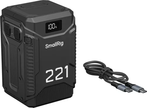 SmallRig 5865 T221 Triple-Proof (1.8m Drop-Resistant, IP54 Waterproof / Dustproof) V-Mount Battery