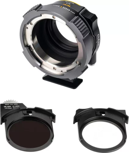 NiSi Cine Lens Mount Adapter with Drop-in Filter PL-E Filmmaker Kit