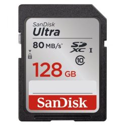 SanDisk SDXC Ultra kártya - 128GB (80MB/s)