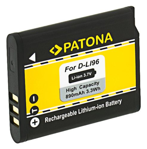 PATONA D-Li96 STANDARD akkumulátor (890mAh) (for Pentax WG-1000) (1403)