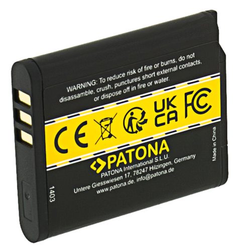 PATONA D-Li96 STANDARD akkumulátor (890mAh) (for Pentax WG-1000) (1403)